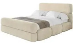POLSTERBETT mit Bettkasten, Fu&szlig;teil und Lattenrost, Boxbett ohne Matratze -...