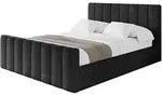 POLSTERBETT mit Bettkasten, Fu&szlig;teil und Lattenrost, Boxbett ohne Matratze -...