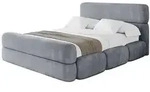 POLSTERBETT mit Bettkasten, Fu&szlig;teil und Lattenrost, Boxbett ohne Matratze -...