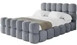 POLSTERBETT mit Bettkasten, Fu&szlig;teil und Lattenrost, Boxbett ohne Matratze -...