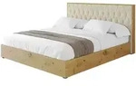 POLSTERBETT mit Bettkasten und Lattenrost, Boxbett ohne Matratze - ENZO5 160x200