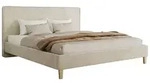 POLSTERBETT LUMARO CLASSIC 180/200 - Beige Velvet - Matratze Multipocket