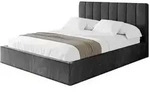 POLSTERBETT mit Bettkasten und Lattenrost, Boxbett ohne Matratze - STERA 120x200
