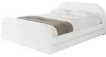 POLSTERBETT mit Bettkasten, Fu&szlig;teil und Lattenrost, Boxbett ohne Matratze -