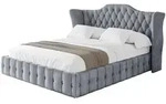 POLSTERBETT mit Bettkasten und Lattenrost, Boxbett ohne Matratze - MODY 200x200...