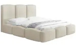 POLSTERBETT Harmony mit Bettkasten, Creme Boucle 120x200 cm