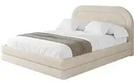 POLSTERBETT mit Bettkasten und Lattenrost, Bett mit Matratze H3/H4 - LERIS...