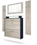 GARDEROBE Malea Fronten in Eiche s&auml;gerau