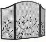 KAMINSCHUTZGITTER Metall Schwarz