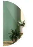 LED SPIEGEL 45 cm x 90 cm Halbrunder Kaltwei&szlig; 6500K