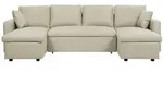 SCHLAFSOFA Polsterbezug Beige Sommen