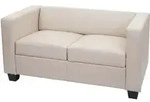 2ER SOFA Cremewei&szlig;
