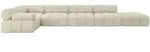 ECKSOFA modulares Sofa Felto-L3 - 475x190x70 cm Beige Boucl&eacute;