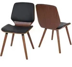 ESSZIMMERSTUHL Schwarz 2er-Set