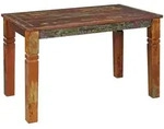 ESSZIMMERTISCH &ndash; Rechteckig 120x70x76 cm Bootsholz Shabby Chic