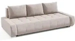 SCHLAFSOFA Draco 3-Sitzer, mit Bettkasten, Beige