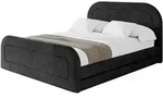 POLSTERBETT mit Bettkasten, Fu&szlig;teil und Lattenrost, Boxbett ohne Matratze -...