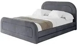 POLSTERBETT mit Bettkasten, Fu&szlig;teil und Lattenrost, Boxbett ohne Matratze -...