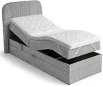 BOXSPRINGBETT Romeo, Einzelbett mit elektrischer Matratzenverstellung, 90x200 cm,