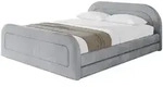 POLSTERBETT mit Bettkasten, Fu&szlig;teil und Lattenrost, Boxbett ohne Matratze -