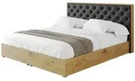 POLSTERBETT mit Bettkasten und Lattenrost, Bett mit Matratze H3/H4 - ENZO3...