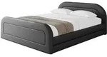 POLSTERBETT mit Bettkasten, Fu&szlig;teil und Lattenrost, Boxbett ohne Matratze -