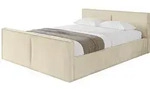 POLSTERBETT mit Bettkasten, Fu&szlig;teil und Lattenrost, Boxbett ohne Matratze -