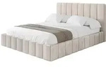 POLSTERBETT mit Bettkasten und Lattenrost, Bett mit Matratze H3/H4 - FINO...