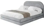 POLSTERBETT mit Bettkasten und Lattenrost, Bett mit Matratze H3/H4 - LERIS...