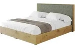 POLSTERBETT mit Bettkasten und Lattenrost, Boxbett mit Kopfteill und Stauraum...