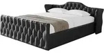 POLSTERBETT mit Bettkasten, Fu&szlig;teil und Lattenrost, Boxbett ohne Matratze -