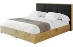 POLSTERBETT mit Bettkasten und Lattenrost, Bett mit Matratze H3/H4 - ENZO1...