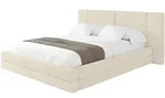POLSTERBETT mit Bettkasten und Lattenrost, Boxbett ohne Matratze - TEVO 120x200...
