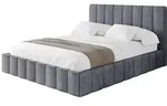 POLSTERBETT mit Bettkasten und Lattenrost, Bett mit Matratze H3/H4 - FINO...
