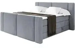BOXSPRINGBETT mit Matratze H3/H4 - EVON KING Zanozek - 160x200 cm Grau