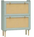 SCHUHSCHRANK MDF Hellgr&uuml;n