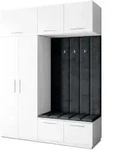 GARDEROBENSCHRANK REMA 180/240/60 cm Modern Wei&szlig;