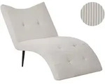 CHAISELONGUE Cord Taupe Quilly