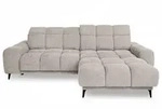 ECKSOFA Marco Mini mit elektrisch ausfahrbarem Sitz und verstellbaren Kopfst&uuml;tzen,
