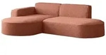ECKSOFA Hana L-Form 3-Sitzer Ecke Links, Boucle, Terra 241/73/168 cm