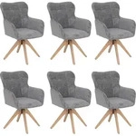 ESSZIMMERSTUHL Grau 6er-Set