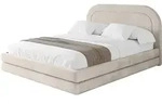 POLSTERBETT mit Bettkasten und Lattenrost, Boxbett ohne Matratze - LERIS 120x200