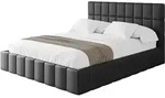 POLSTERBETT mit Bettkasten und Lattenrost, Bett mit Matratze H3/H4 - AMEA...