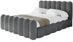 POLSTERBETT mit Bettkasten, Fu&szlig;teil und Lattenrost, Bett mit Matratze H3/H4 -...