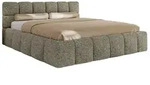 POLSTERBETT NIRA CLASSIC 140/200 - Grau Strukture - ohne Matratze