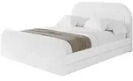 POLSTERBETT mit Bettkasten, Fu&szlig;teil und Lattenrost, Boxbett mit Matratze H3/H4...