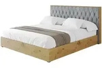 POLSTERBETT mit Bettkasten und Lattenrost, Bett mit Matratze H3/H4 - ENZO5...
