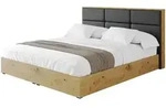 POLSTERBETT mit Bettkasten und Lattenrost, Bett mit Matratze H3/H4 - ENZO1...