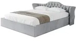 POLSTERBETT mit Bettkasten und Lattenrost, Bett mit Matratze H3/H4 - ZORAN-V1...