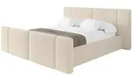 POLSTERBETT mit Bettkasten, Fu&szlig;teil und Lattenrost, Bett mit Matratze H3/H4 -...